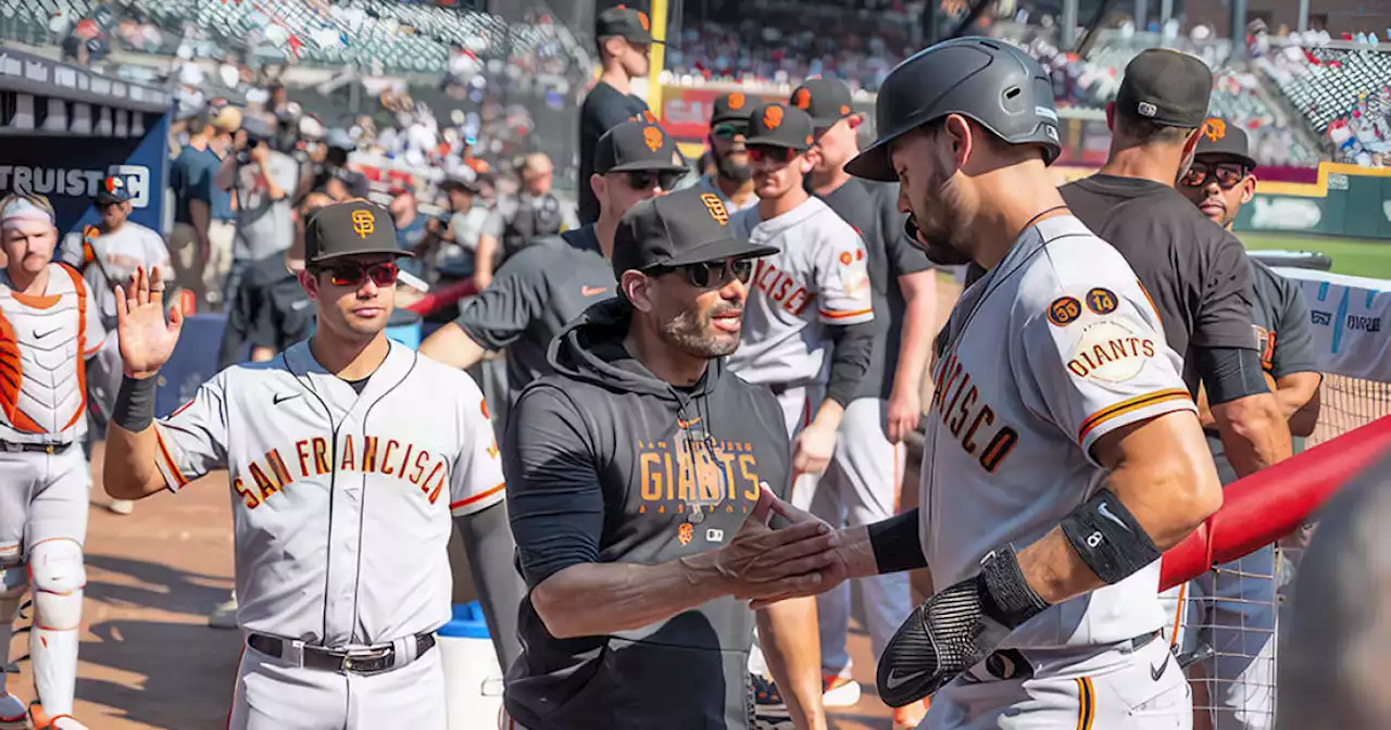 Joc Pederson's bases-loaded walk in 9th lifts Giants over Braves