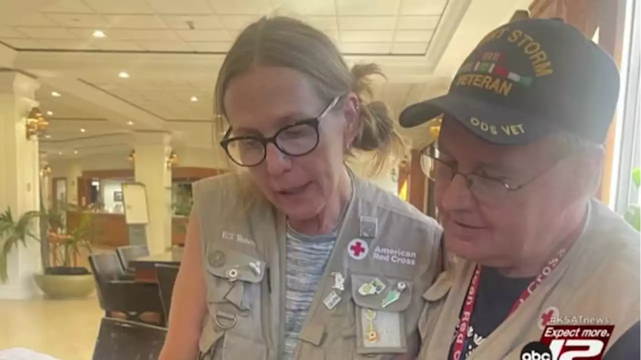 San Antonio Red Cross volunteers on the ground in Maui, helping with logistics