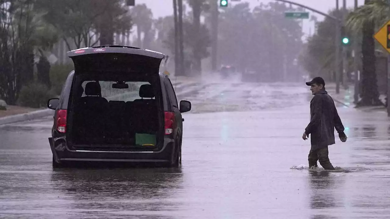 Post-Tropical Storm Hilary pushes into Nevada after drenching Southern California