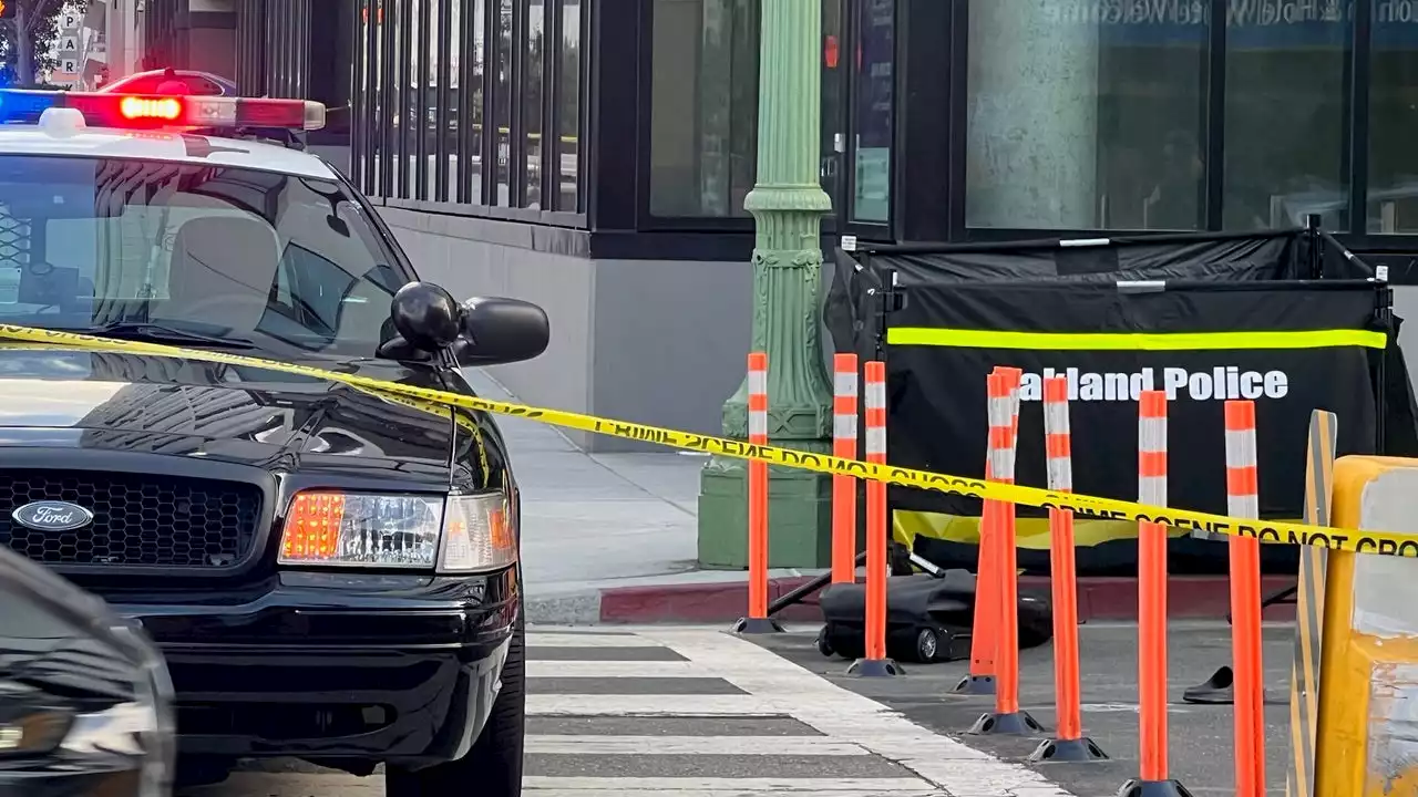 Man's body found on sidewalk near new, luxury Oakland condos