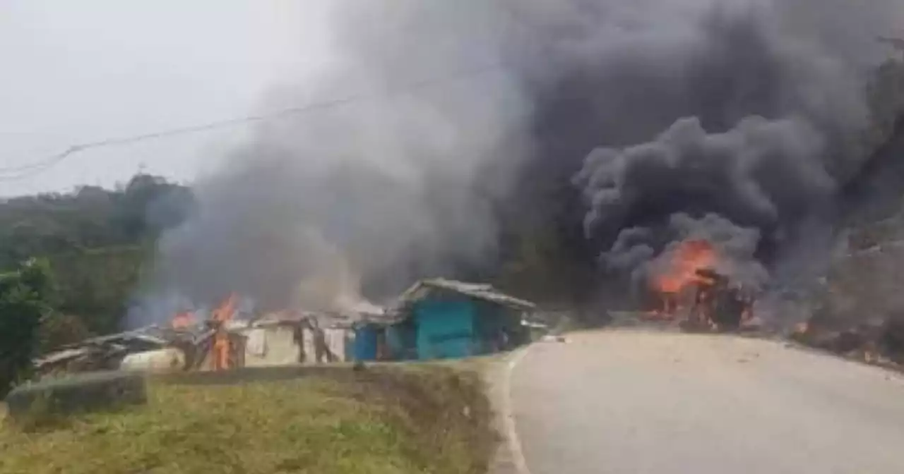 Un muerto y 14 heridos dejó un accidente de carrotanque de gas en Antioquia