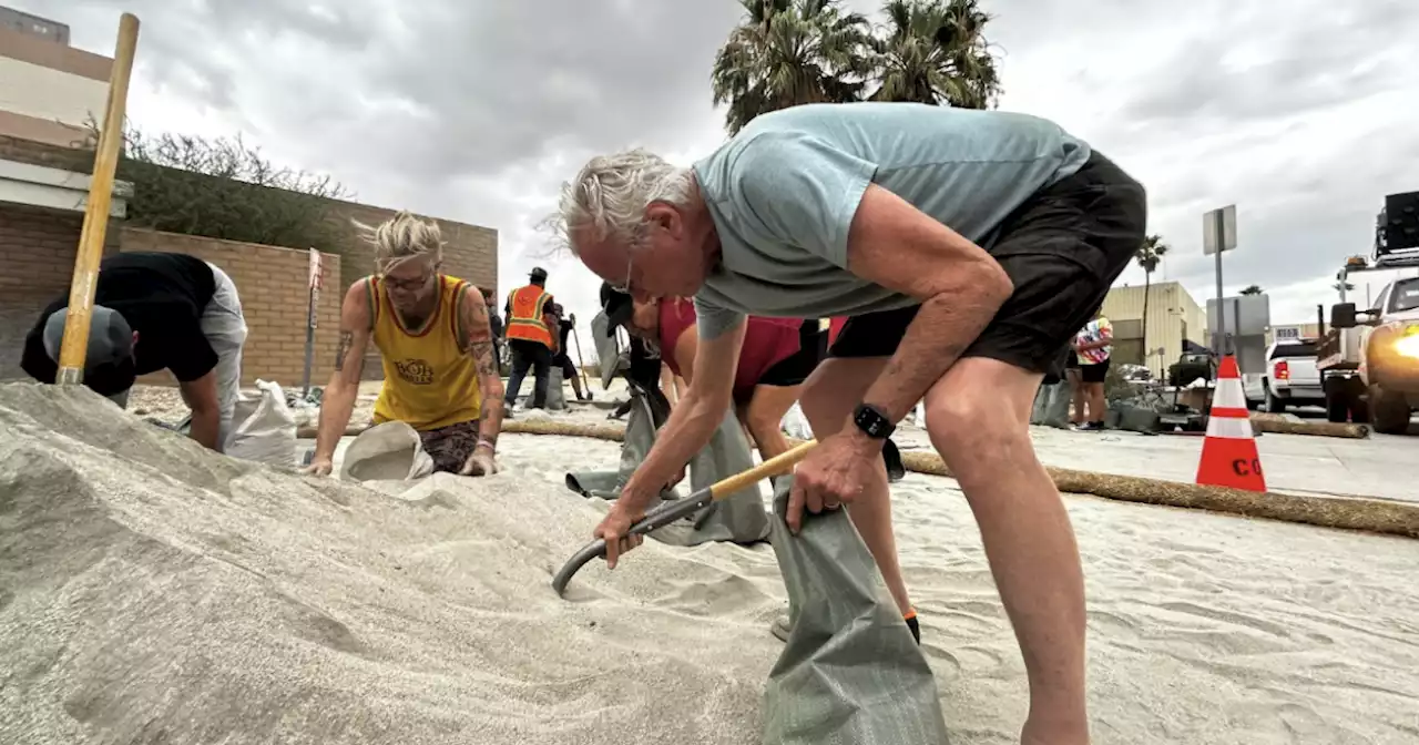 Palm Springs Prepares And Waits For Hilary's Deluge