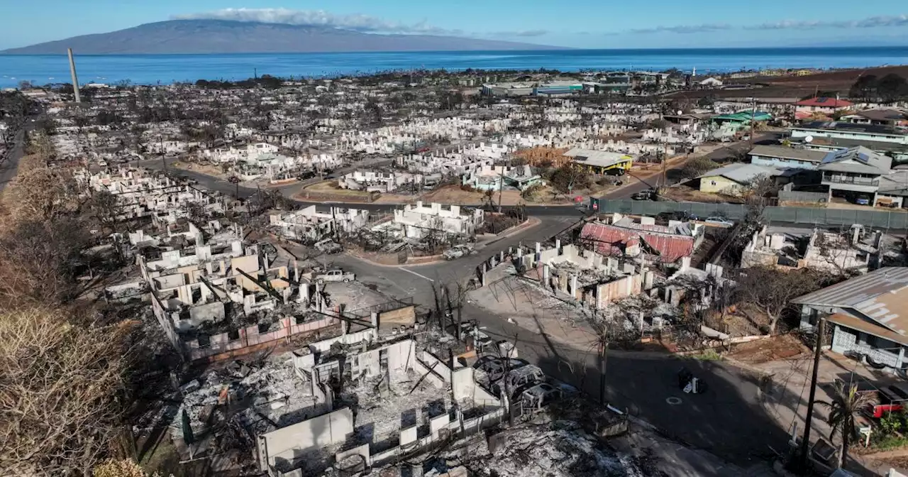 Biden dispatches California storm aid on way to inspect Maui fire damage