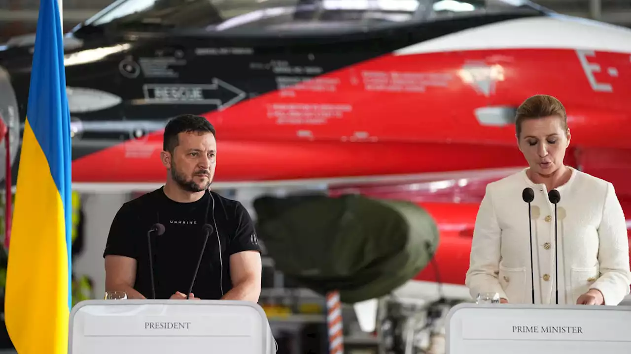 Denmark joins Netherlands in offering F-16 jets to Ukraine as Zelensky visits