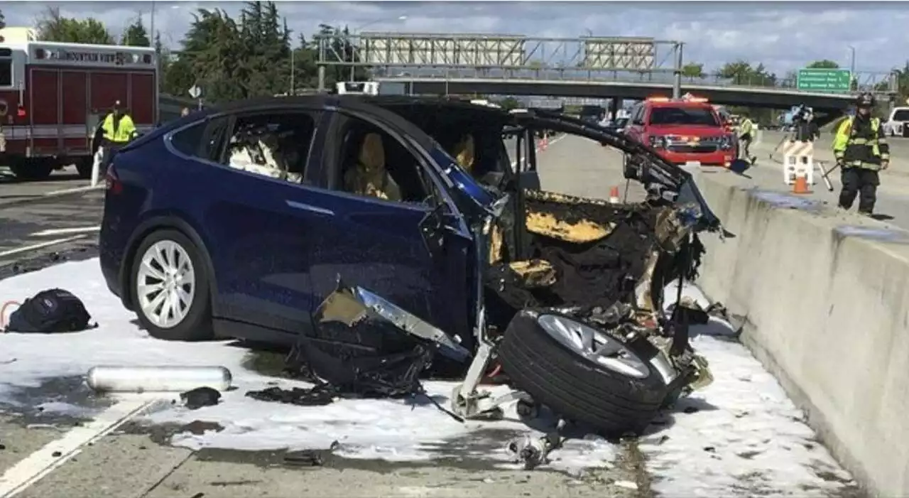 Tesla si schianta contro un albero, poi l'esplosione: morto il conducente, la moglie cita per danni l'azienda