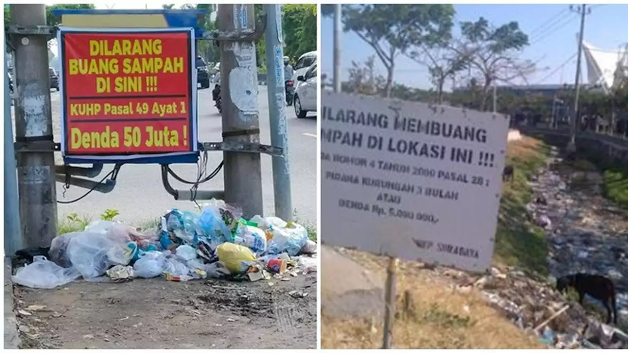 6 Potret Orang Melanggar Larangan Buang Sampah Ini Bikin Elus Dada