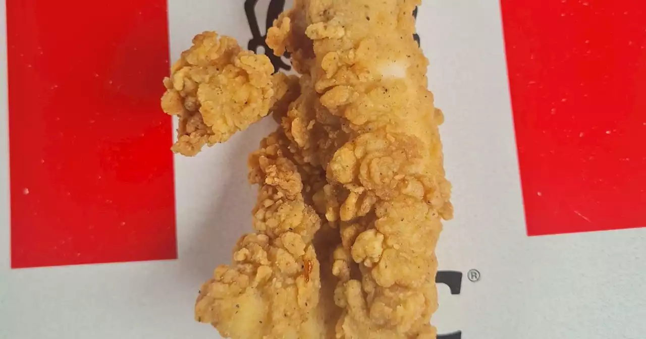 Boy 'bamboozled' to find KFC chicken piece that 'looks like the UK'