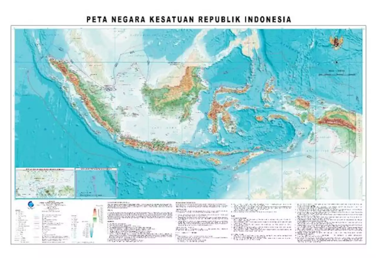 Peta Indonesia Lengkap dengan Gambar dan Nama 38 Provinsi