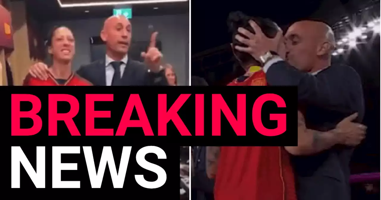 Spain FA chief apologises for Jenni Hermoso kiss during World Cup celebrations