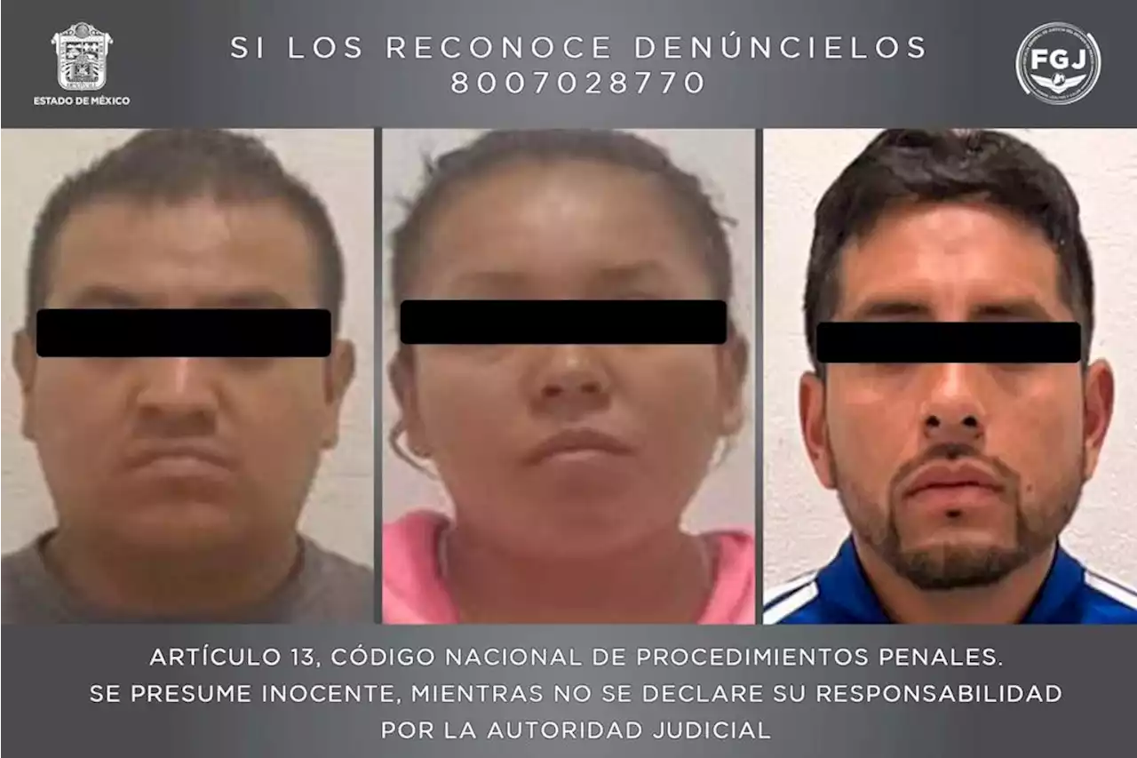 Detienen 3 presuntos integrantes de 'Los Mazos' en Nezahualcóyotl