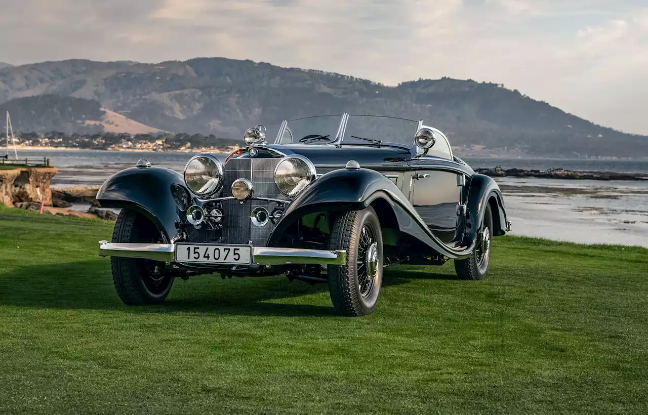 1937 Mercedes-Benz 540K Special Roadster wins Best of Show at 2023 Pebble Beach Concours