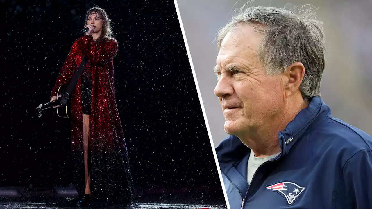 ‘She's tough': Bill Belichick caught Taylor Swift's rainy Gillette Show, and he was impressed