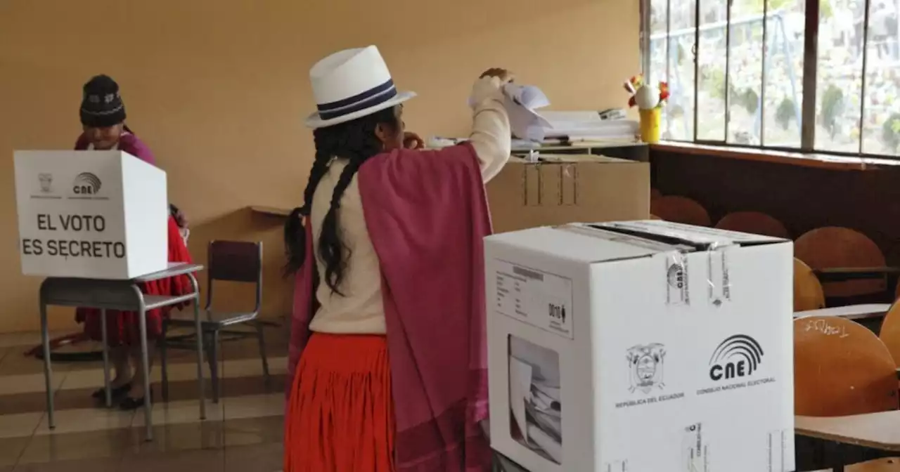 Elecciones en Ecuador: cierre de urnas dejó una tasa de abstención al voto superior al 17%