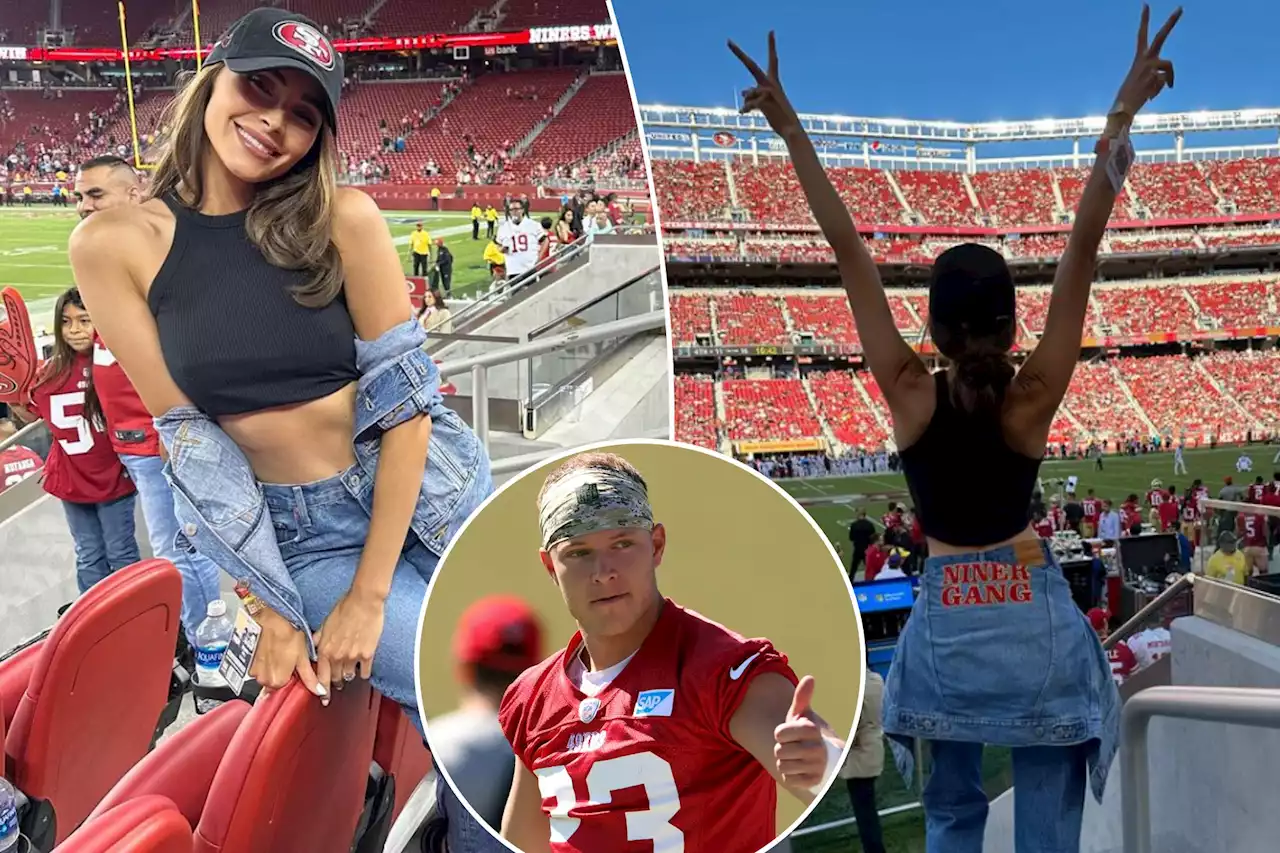 Olivia Culpo supports Christian McCaffrey at 49ers preseason game: ‘About that time’