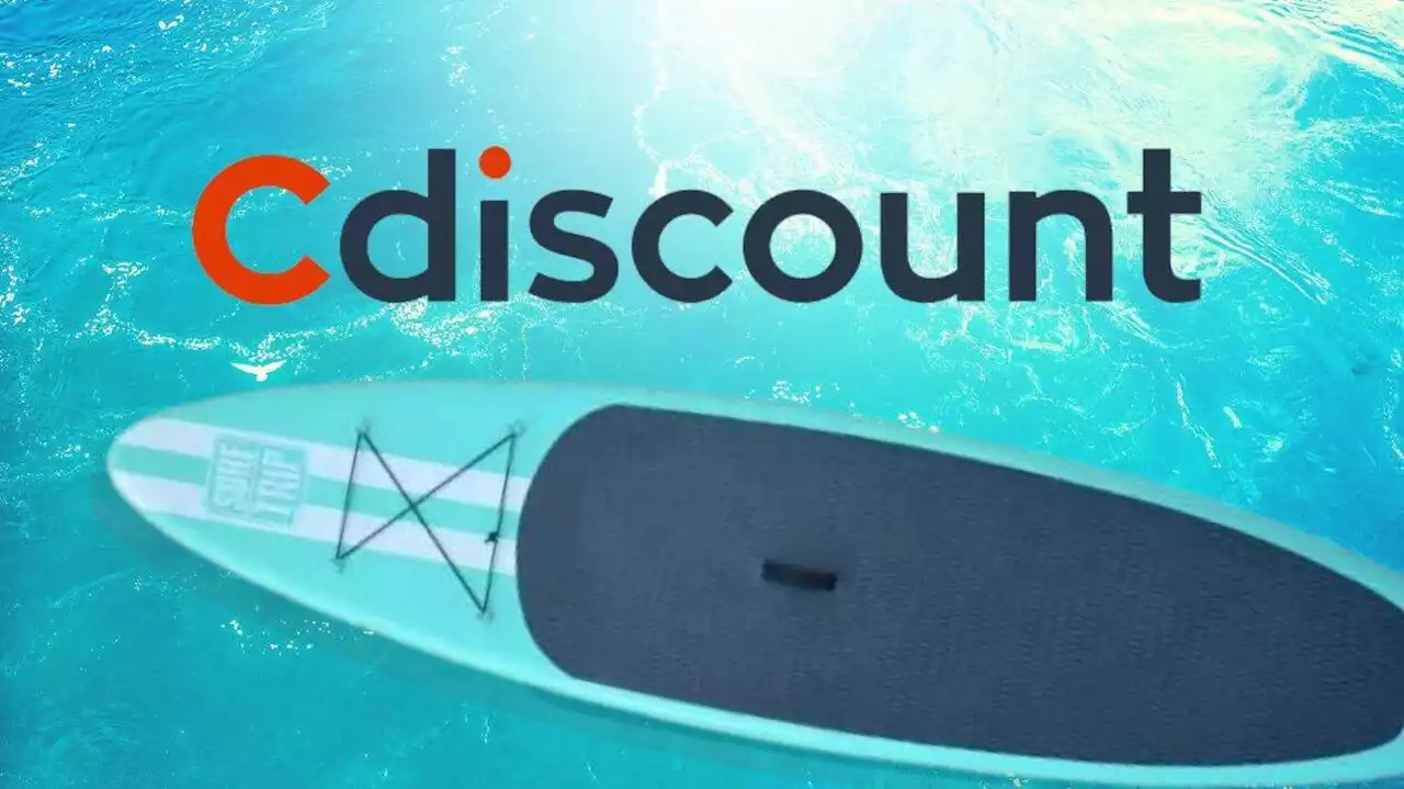 Cdiscount surfe sur les tendances avec ce paddle gonflable en promotion flash