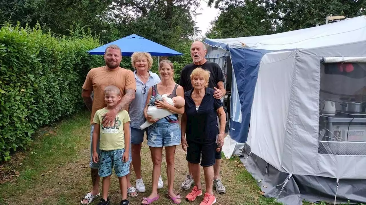 Quatre générations de Lesueur viennent chaque été au camping de Larmor-Baden