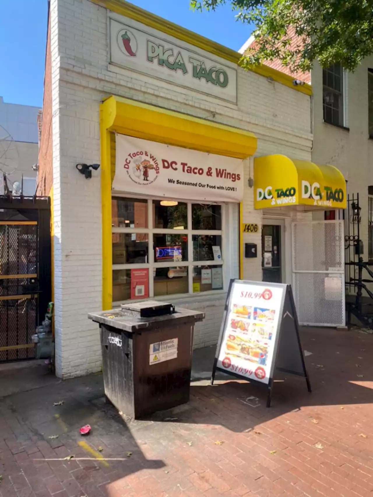 Pica Taco becomes “DC Taco & Wings” off 14th Street