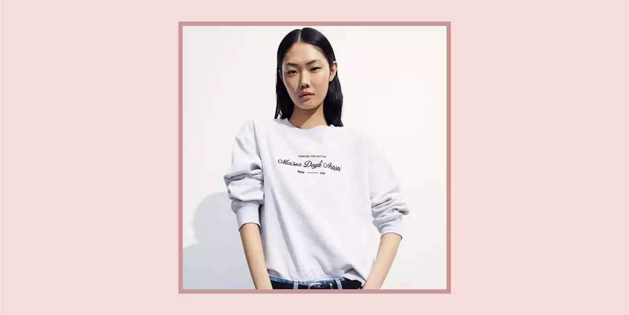 H&M's chic £18 slogan sweatshirt is the perfect knit for this transitional period