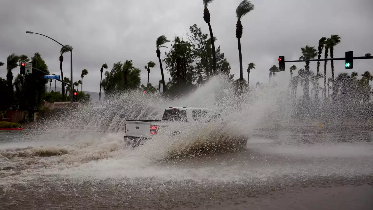 États-Unis: des pluies torrentielles s'abattent en Californie à l'approche de la tempête Hilary