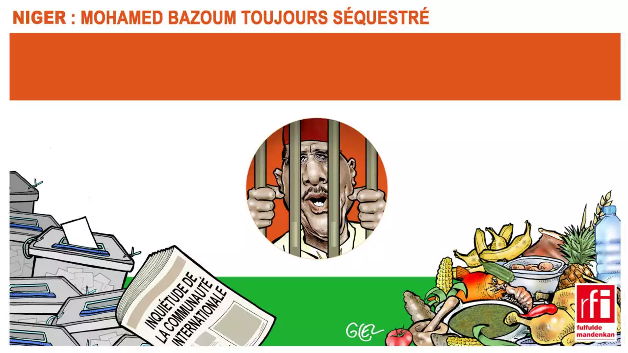 Le regard de Glez sur l'emprisonnement du président renversé Mohamed Bazoum