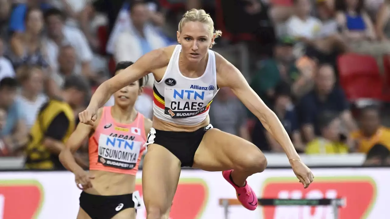 Mondiaux d’athlétisme : Hanne Claes se hisse en demi-finale sur le 400m haies