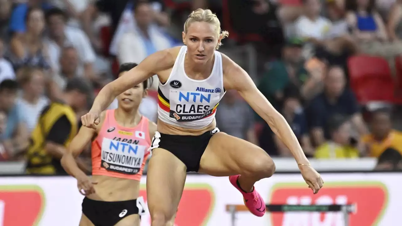 Mondiaux d’athlétisme : Hanne Claes se hisse en demi-finale sur le 400m haies, Julien Watrin éliminé en demi chez les messieurs