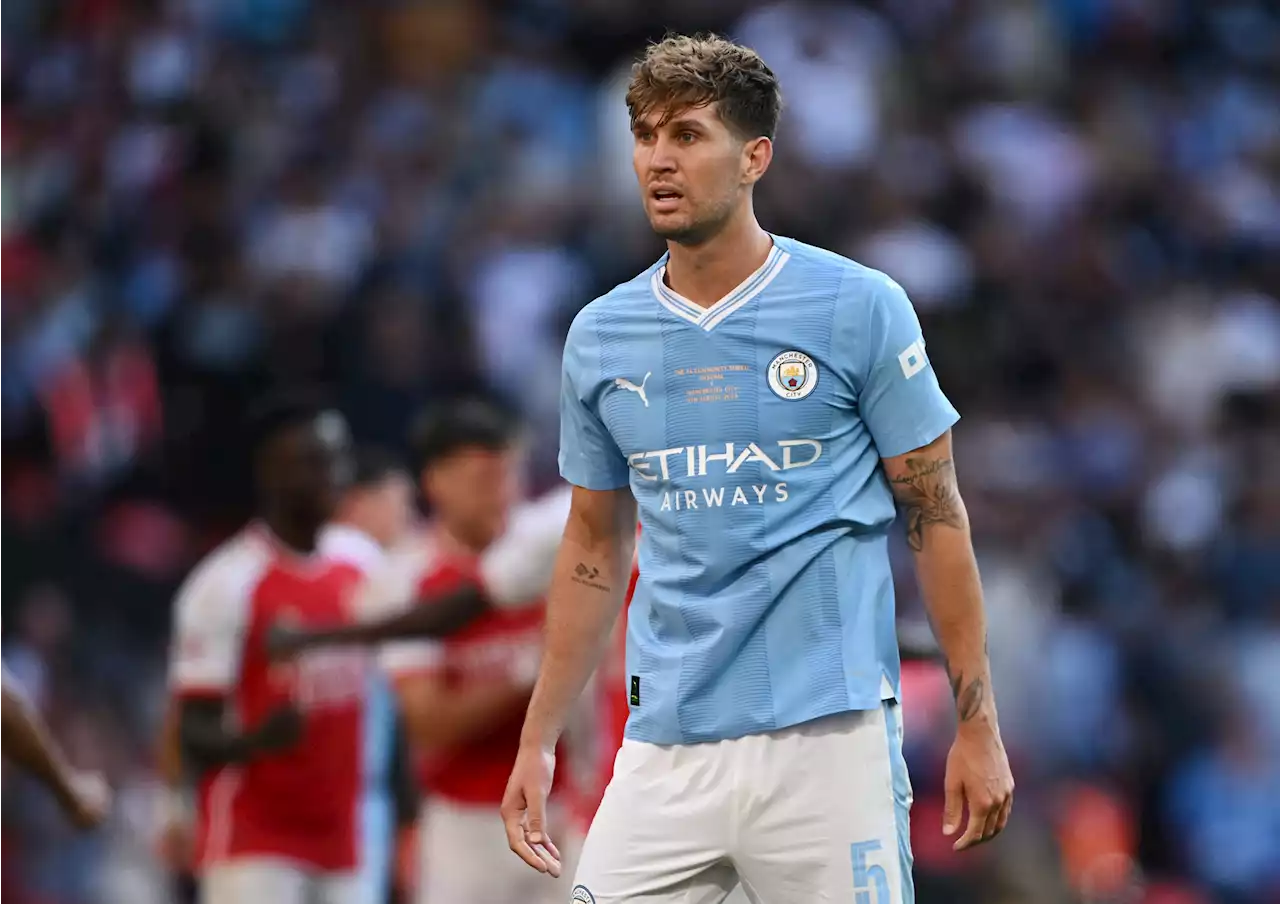 Soccer-Injured Stones out until September, says Man City's Guardiola