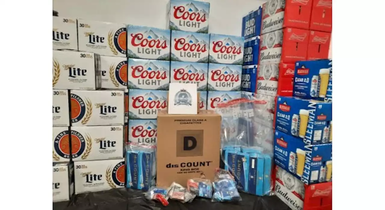 Three men arrested after contraband cigarettes and illegal liquor seized in New Brunswick