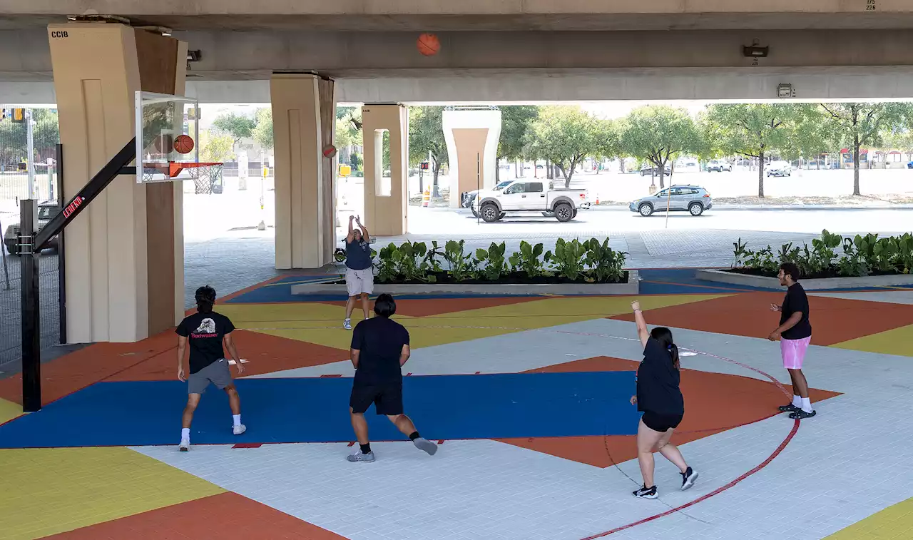 San Antonio underpass now a bright park space at Market Square