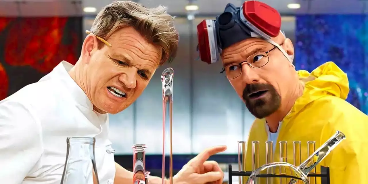 Walter White Serves Pizza To Gordon Ramsay (& Then Blows Him Up) In Breaking Bad Parody Video