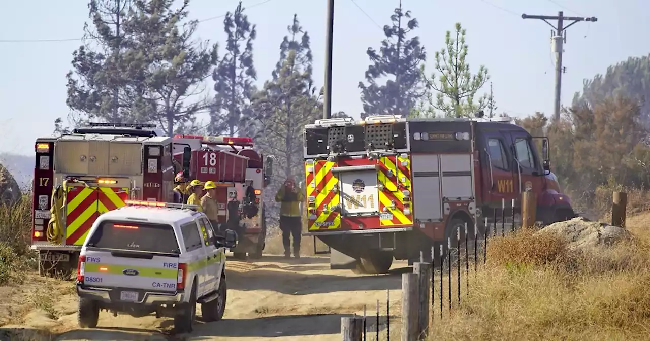 Firefighters reach full containment on 466-acre brush fire in Potrero