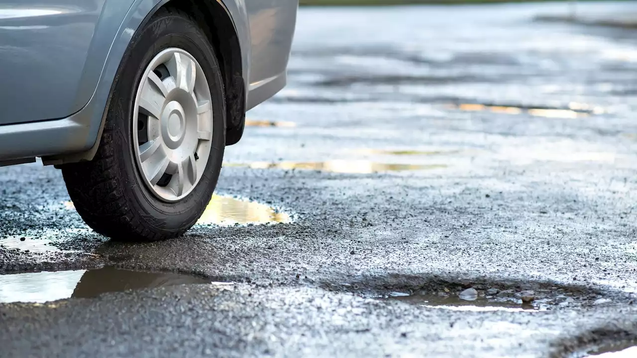 Pothole-related breakdowns 'jump to five-year high due to wet July'