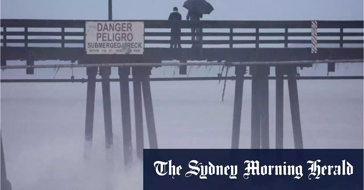 Californian desert under water as Tropical Storm Hilary floods state