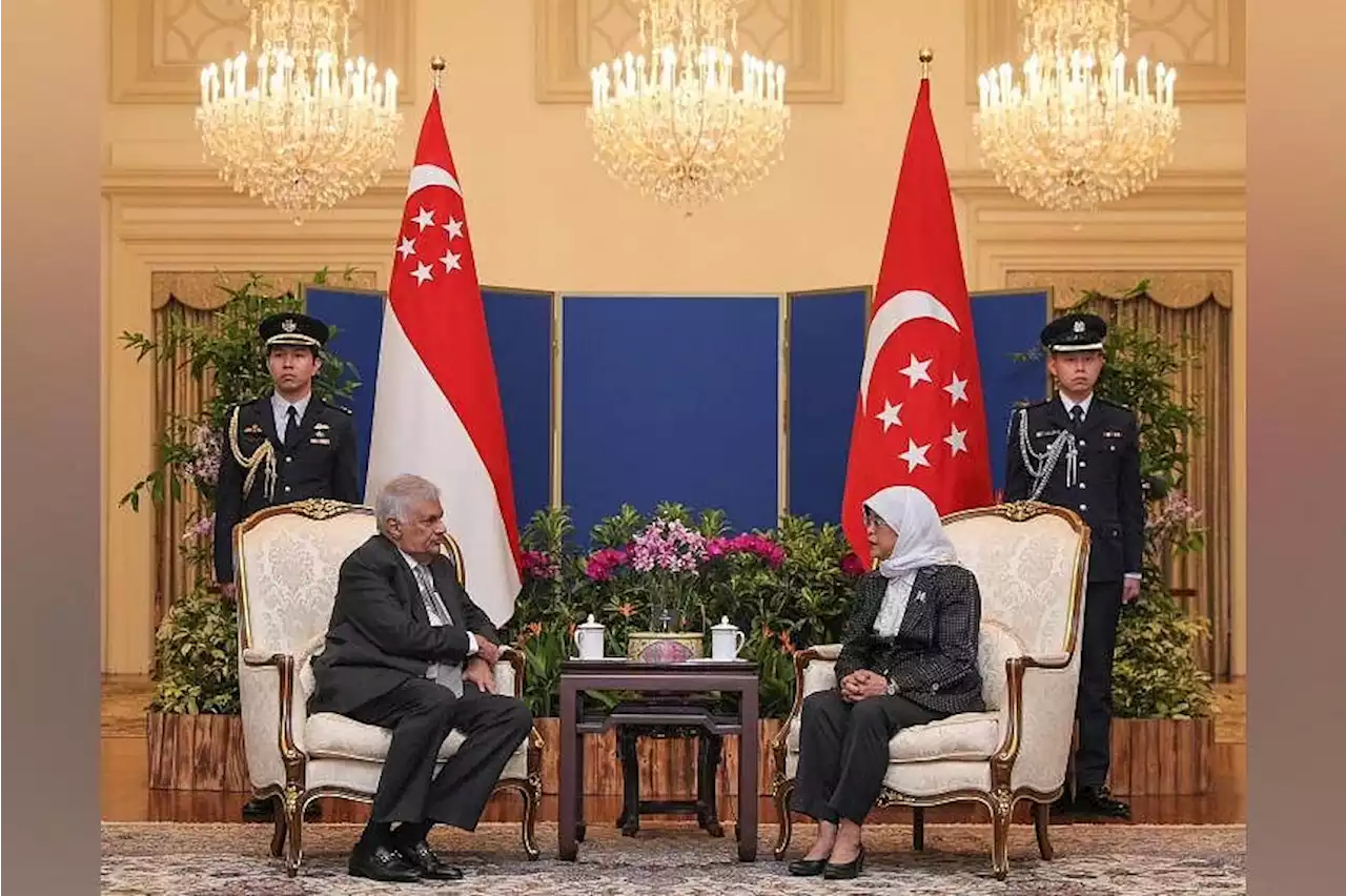 Sri Lankan President meets President Halimah, Dr Ng Eng Hen