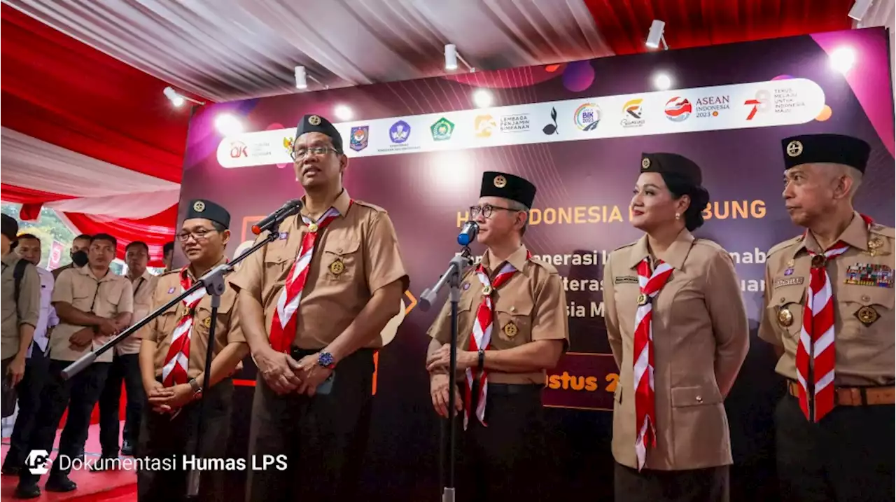 Kolaborasi Pramuka dan LPS Bimbing Masyarakat Merasa Aman Menabung di Bank