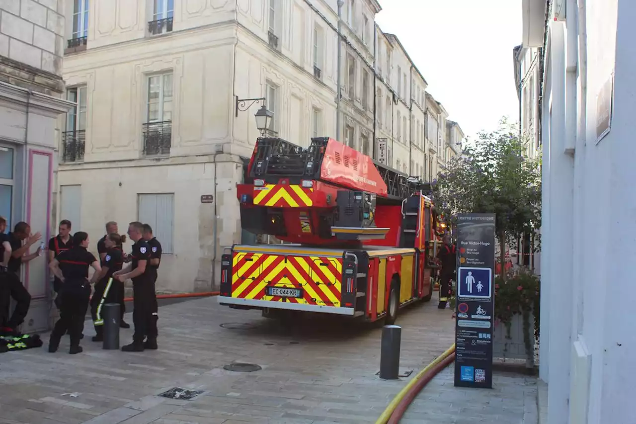 Saintes : un petit incendie se déclare dans un immeuble du centre-ville