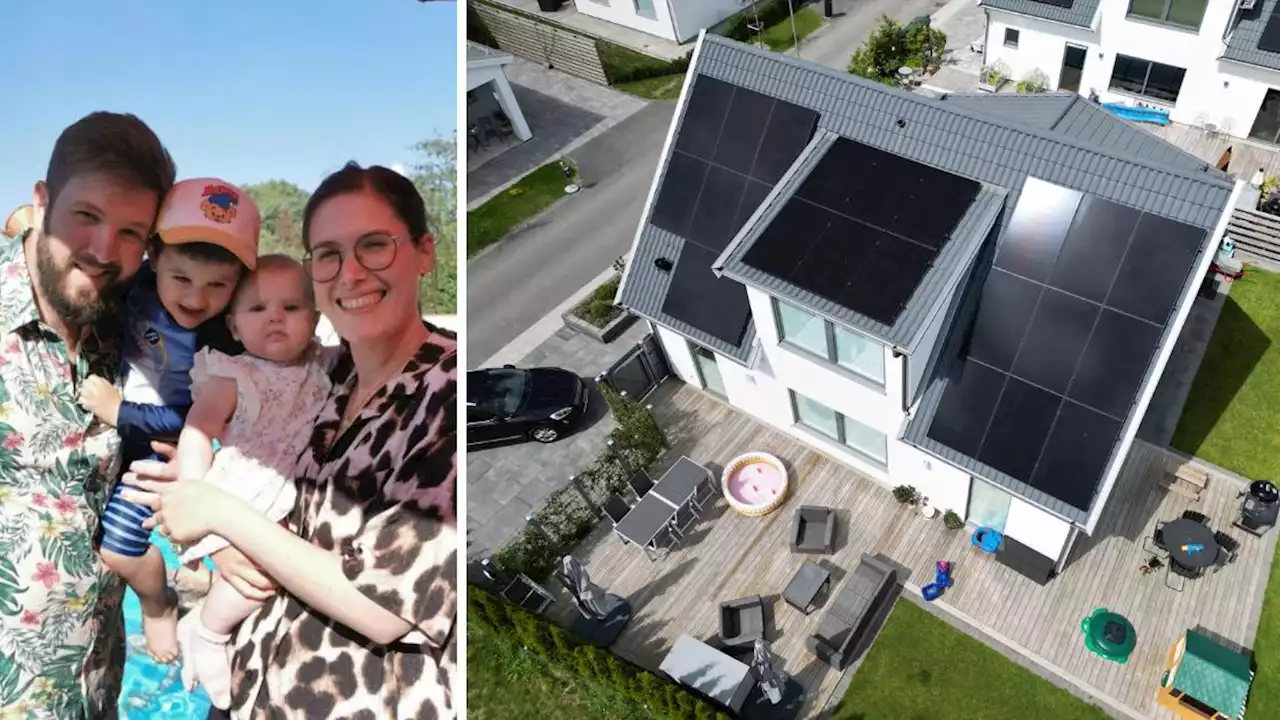 ANNONS: Familjen Frick i södra Skåne sparar pengar med solenergi