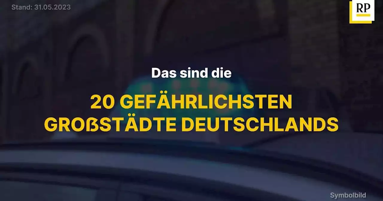 Video: Das sind die 20 gefährlichsten Großstädte Deutschlands