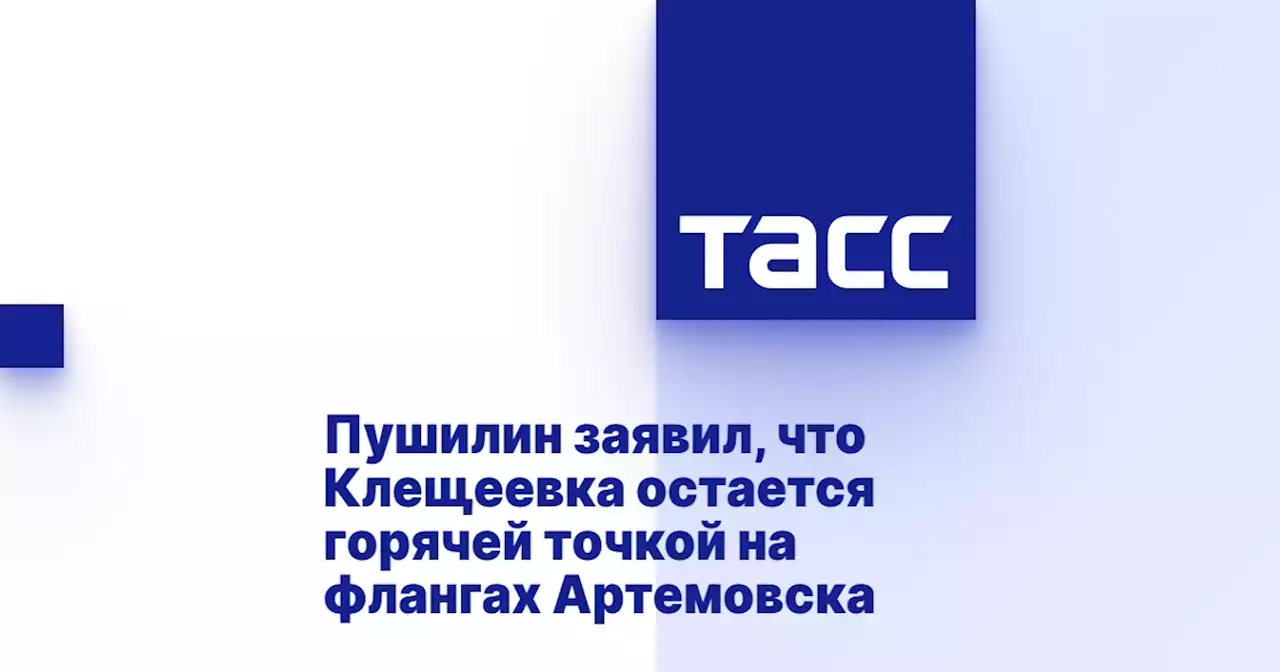 Пушилин заявил, что Клещеевка остается горячей точкой на флангах Артемовска