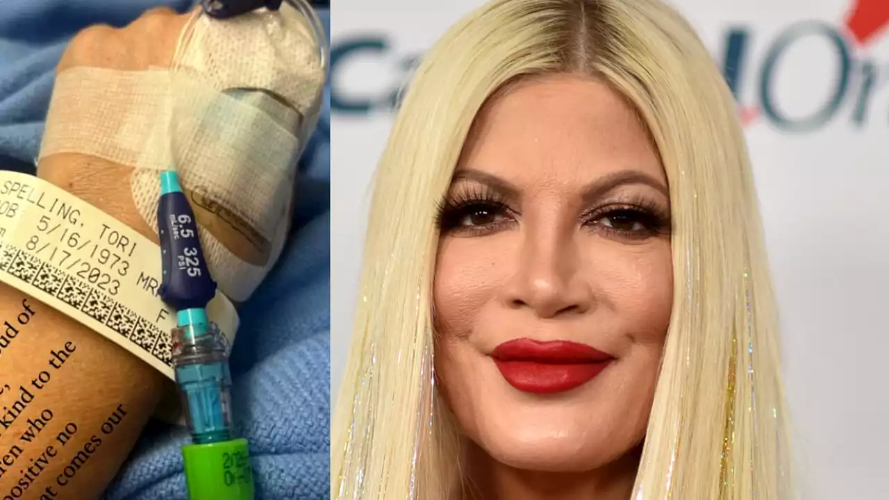 Tori Spelling ricoverata in ospedale