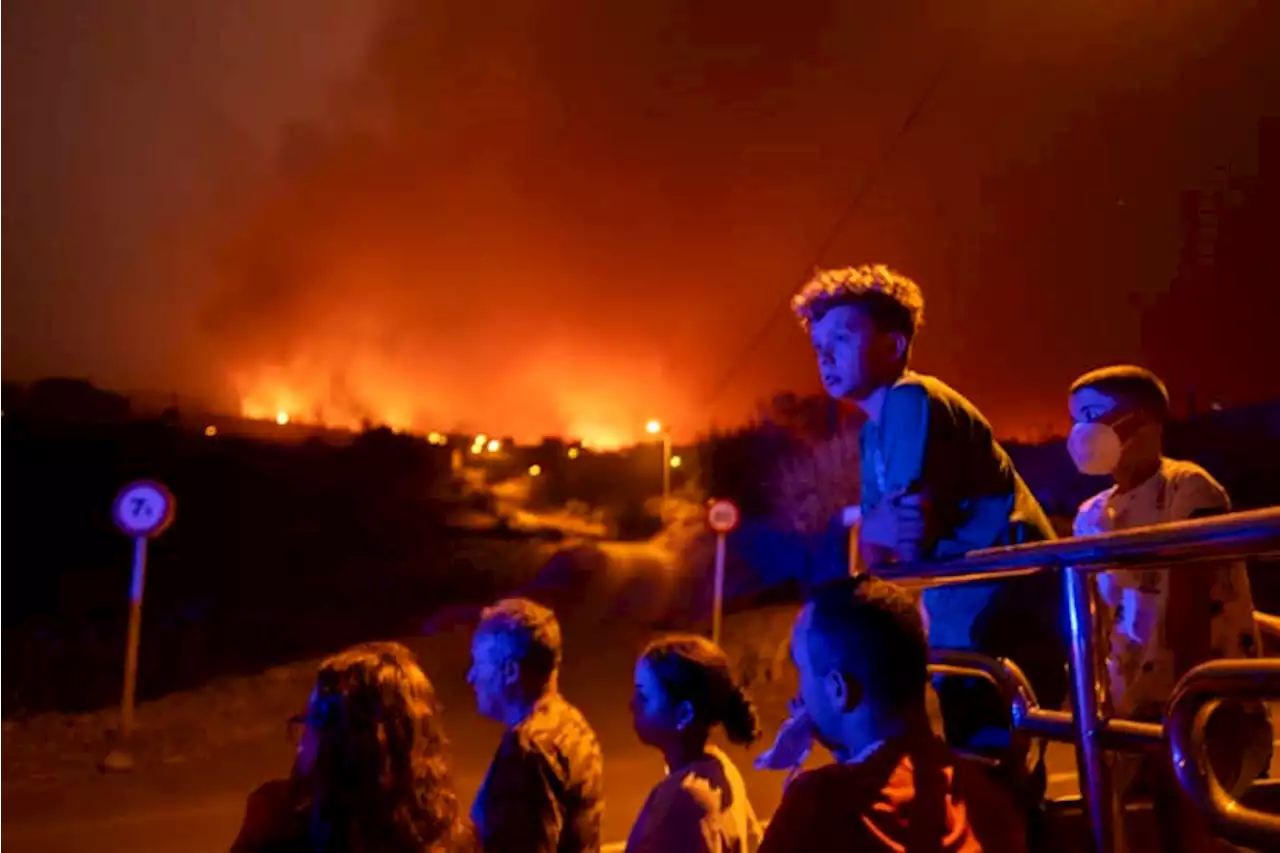 Major wildfires burn in Greece, Spain's Canary Island of Tenerife