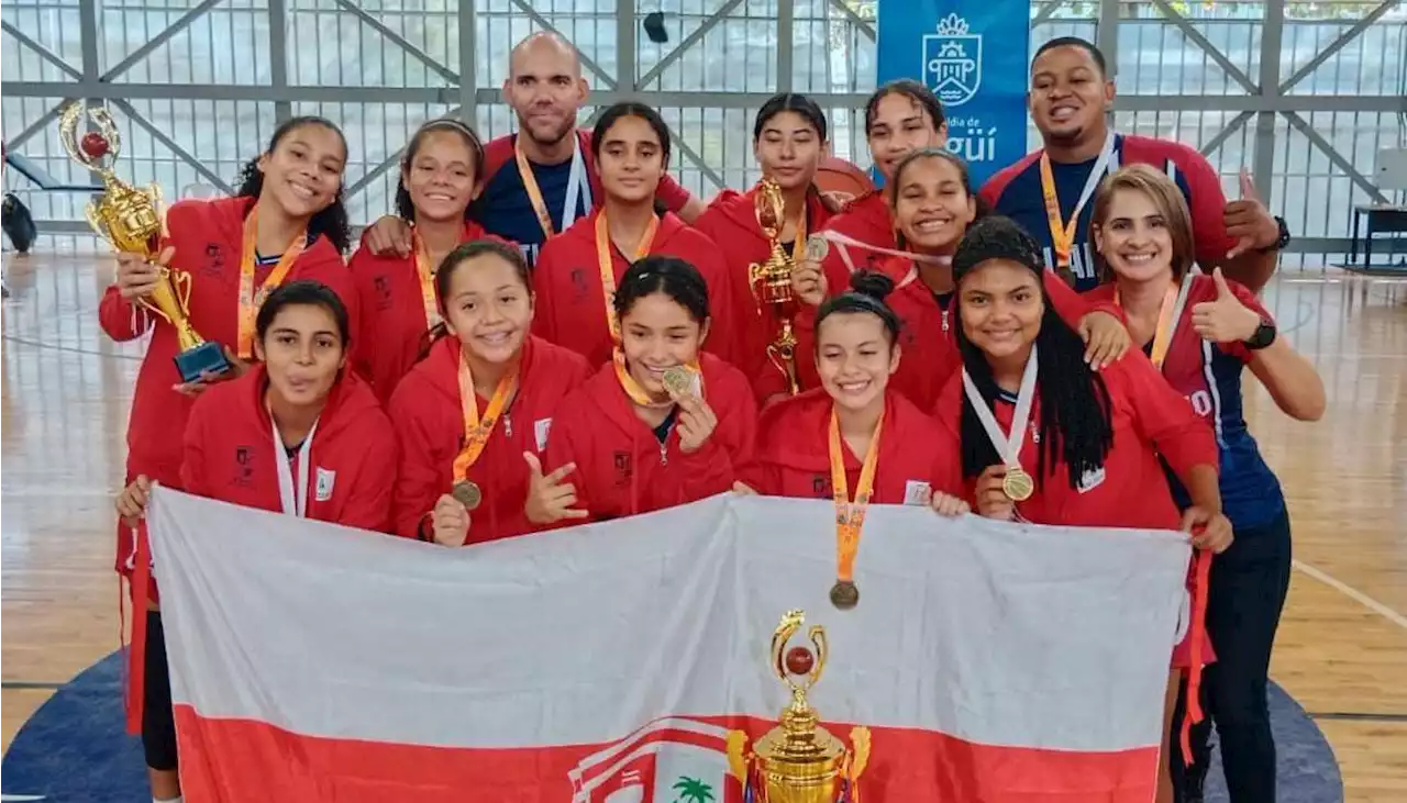 Atlántico reinó en el Nacional Interligas Femenino sub14