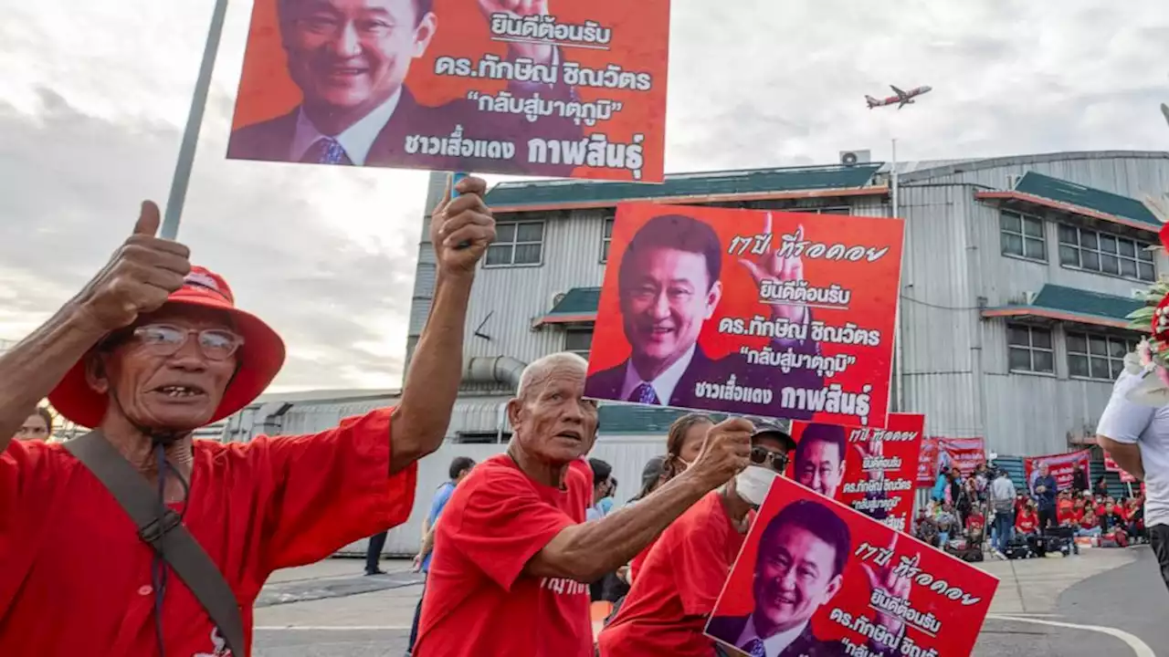 Divisive Thai ex-Prime Minister Thaksin returns from exile as party seeks to form new government