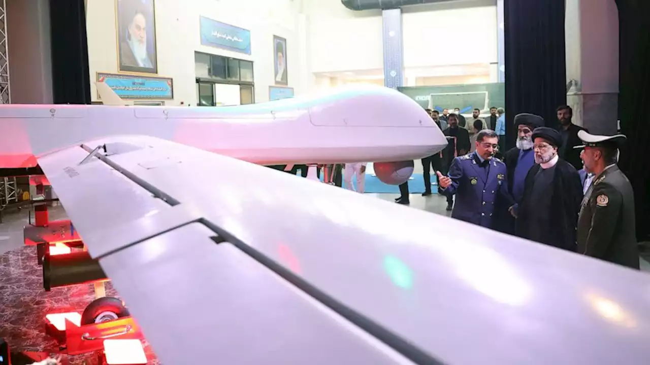 Iran unveils armed drone resembling America's MQ-9 Reaper and says it could potentially reach Israel