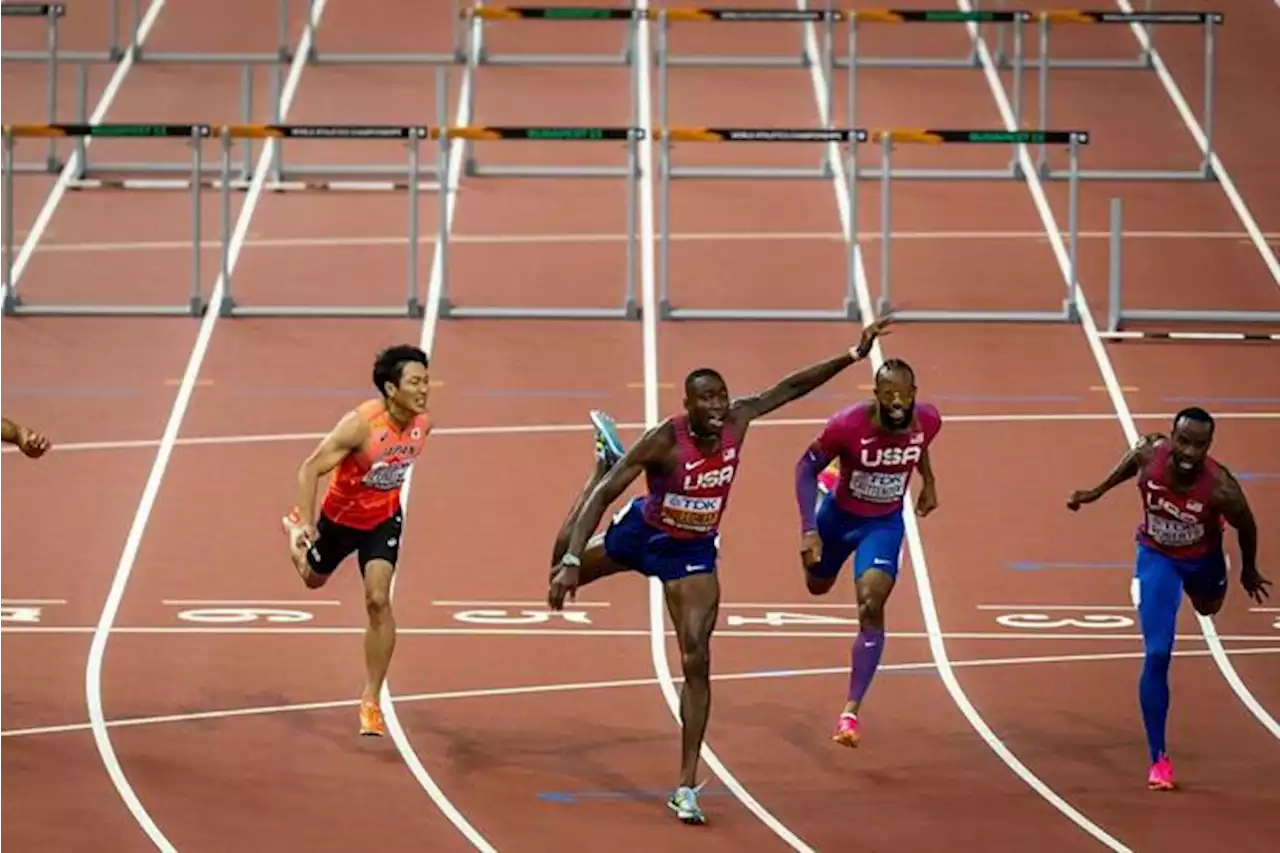 Grant Holloway campeão mundial dos 110 m barreiras (Atletismo)