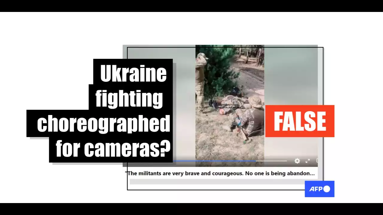 Ukraine training exercise misrepresented as staged combat