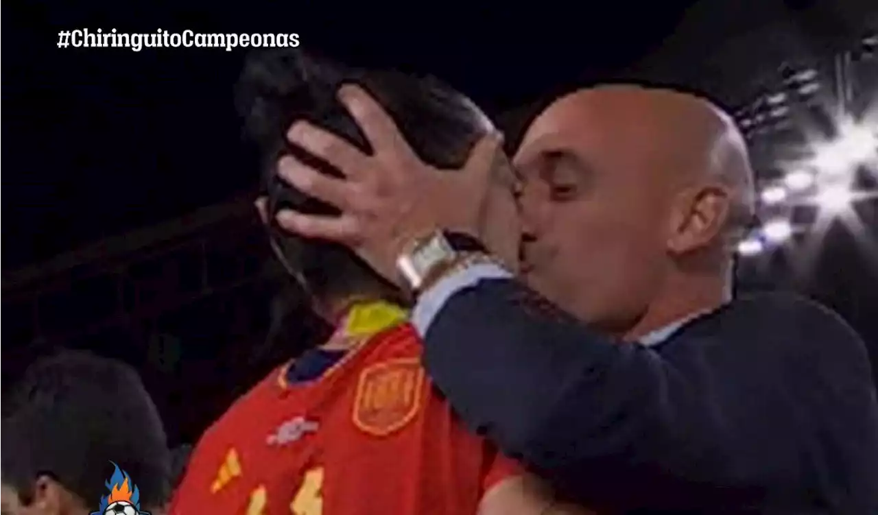 Primera decisión que tomó Rubiales tras polémico beso a jugadora de España