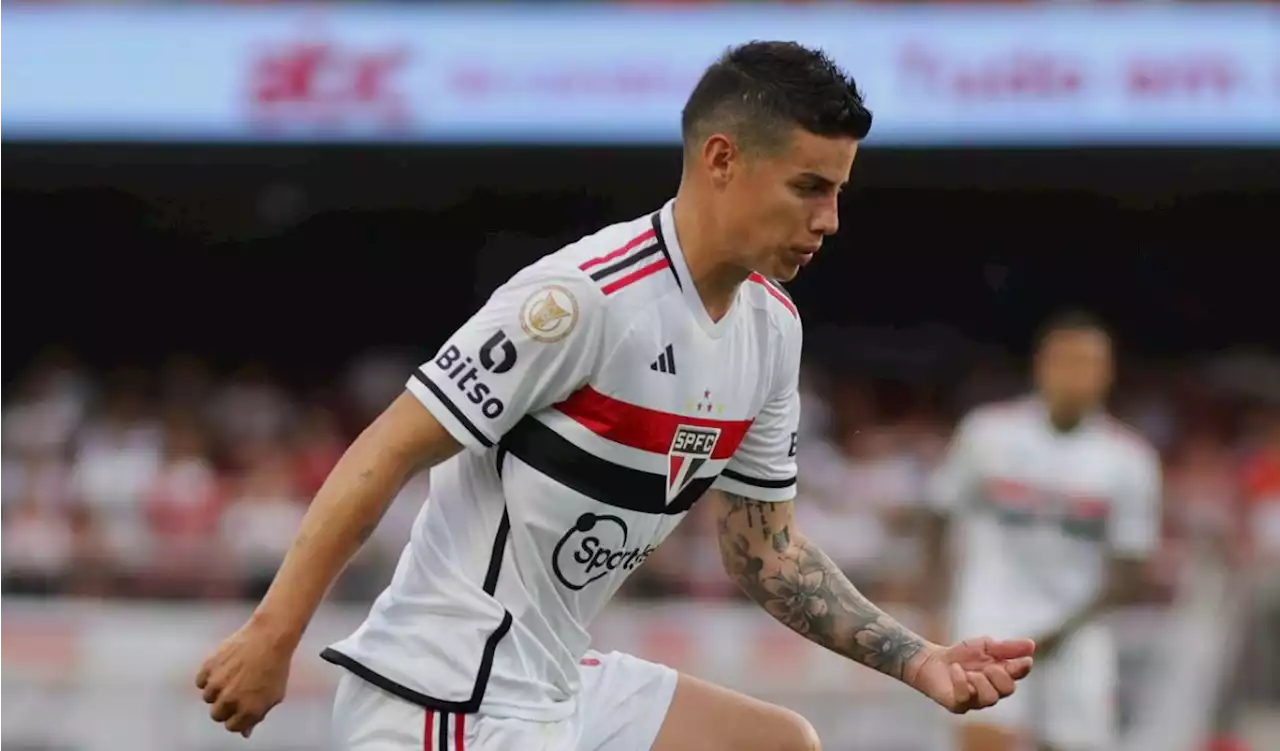 Sao Paulo confirmó inscripción de James para la Sudamericana ¿Cuándo y contra quién debutará?