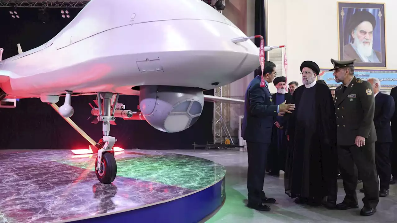 Iran unveils armed drone resembling America's MQ-9 Reaper and says it could potentially reach Israel