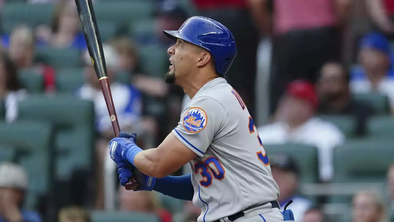 Stewart, Ortega and Lindor go deep as Mets beat the first-place Braves 10-4